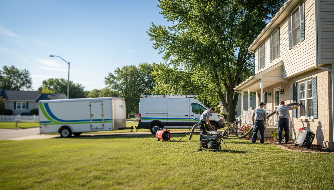 Flooded Basement Restoration And Cleanup With Repair in White Cloud, KS near me